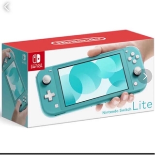 ニンテンドースイッチ(Nintendo Switch)のNintendo Switch Lite ターコイズ　ケース付き(家庭用ゲーム機本体)