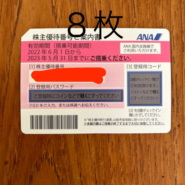 買い格安 ANA株主優待券 8枚 2023.5.31まで | cityleaguecoffee.com