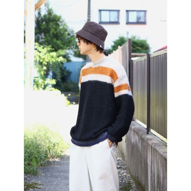 YOKE  STILL BORDER CREWNECK ニット