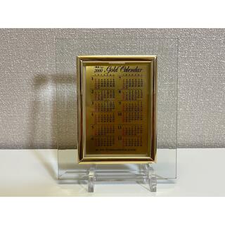 田中貴金属　純金 5グラム2000年　卓上カレンダー