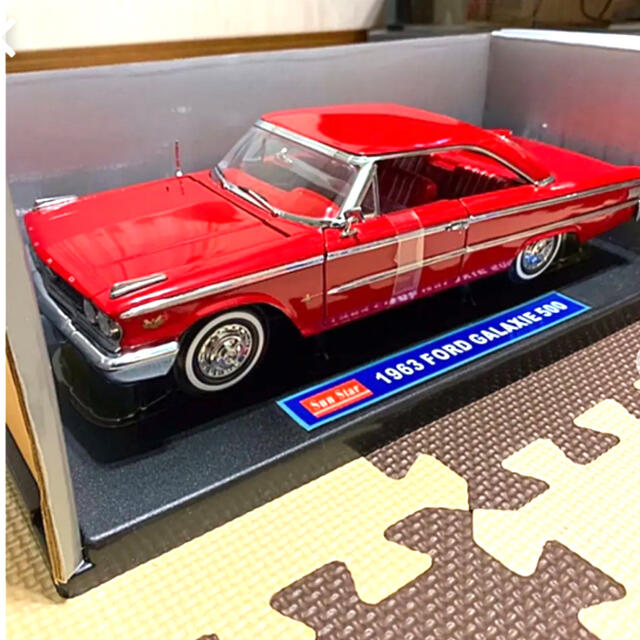 1963 FORD GALAXIE 500 METAL DIE-CAST-hybridautomotive.com