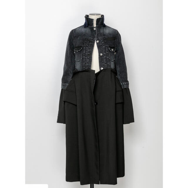 正規通販 sacai - Sacai サカイ Denim suiting coat デニムスーチング