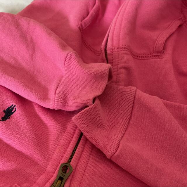 Ralph Lauren(ラルフローレン)のラルフローレン パーカー ピンク キッズ/ベビー/マタニティのキッズ服女の子用(90cm~)(ジャケット/上着)の商品写真