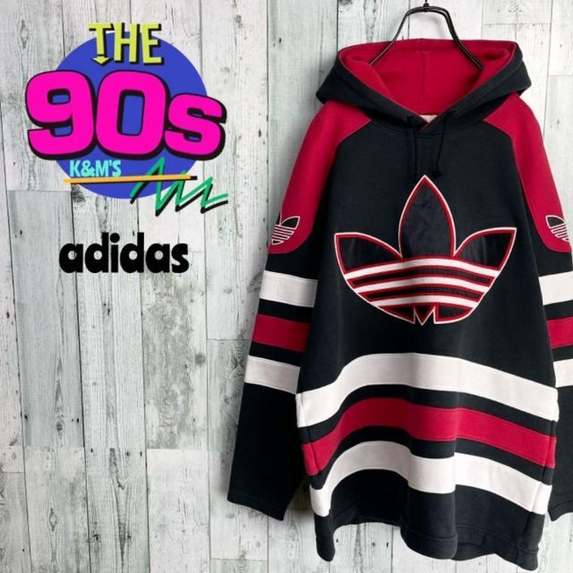 adidas - 80's adidas アディダス 白タグビックロゴ プルオーバー ...