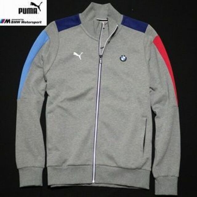 新品 PUMA×BMW スウェットジャケット グレー Mサイズ(US Mサイズ)