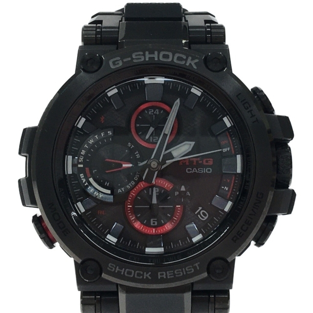 ▼▼CASIO カシオ メンズ腕時計 G-SHOCK ソーラー電波クオーツ MTG-B10000-1AJF  ブラック