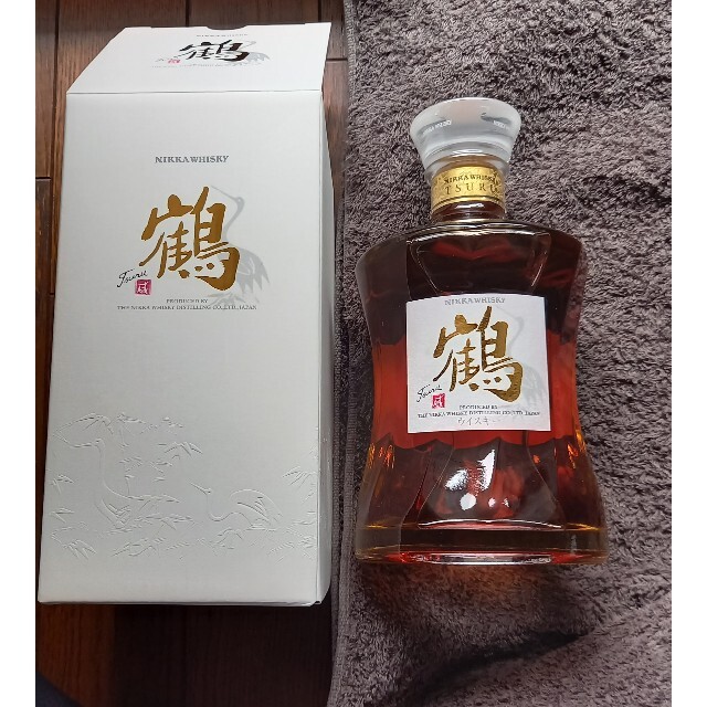 食品/飲料/酒ニッカウィスキー鶴箱入り