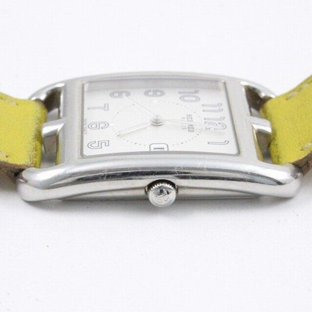 エルメス ケープコッド クォーツ メンズ 腕時計 シルバー文字盤 CC2.710