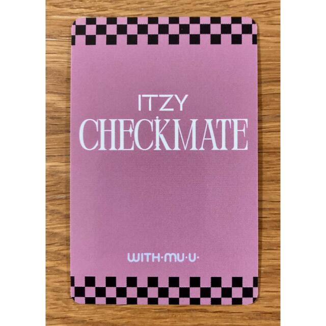ITZY checkmate withmuu2 ヨントン トレカ ユナエンタメ/ホビー