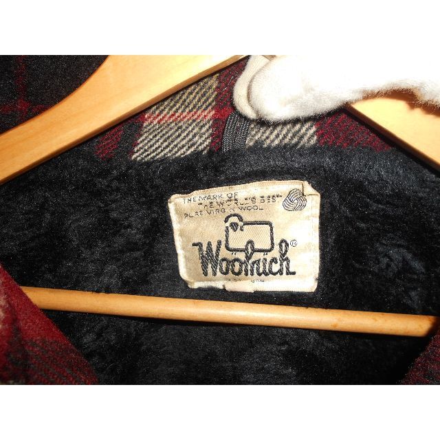 029091● Woolrich チェック ジャケット L ウール ウールリッチ