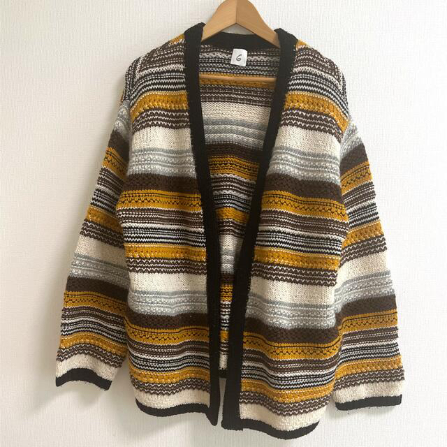 6 (ROKU)(ロク)のroku beauty&youth JACQUARD KNIT CARDIGAN レディースのトップス(ニット/セーター)の商品写真