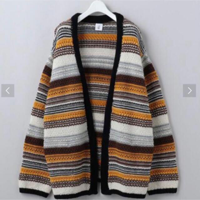 6 (ROKU)(ロク)のroku beauty&youth JACQUARD KNIT CARDIGAN レディースのトップス(ニット/セーター)の商品写真