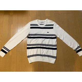 ラコステ(LACOSTE)のラコステ　フランス製　コットンニットセーター(ニット/セーター)