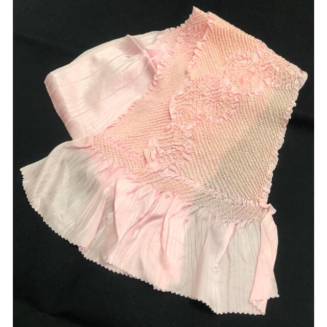 帯揚げ　ピンク色　 レディースの水着/浴衣(和装小物)の商品写真