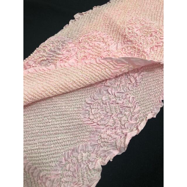 帯揚げ　ピンク色　 レディースの水着/浴衣(和装小物)の商品写真