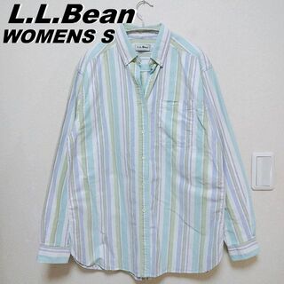 エルエルビーン(L.L.Bean)の80年代90年代ヴィンテージ　USA製　L.L.BEAN マルチストライプシャツ(ウエア)