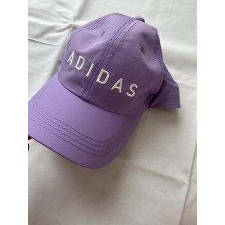 アディダス(adidas)のアディダス　キャップ　パープル(キャップ)