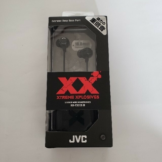 ビクター(Victor)のVictor・JVC イヤホン XX HA-FX11X-B　未使用(ヘッドフォン/イヤフォン)
