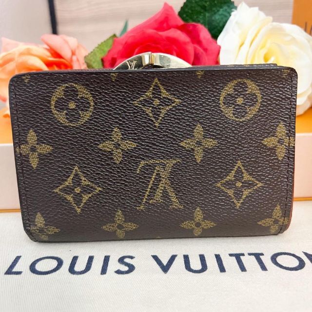 ⭐美品⭐LOUIS VUITTON モノグラム がま口 ２つ折財布-