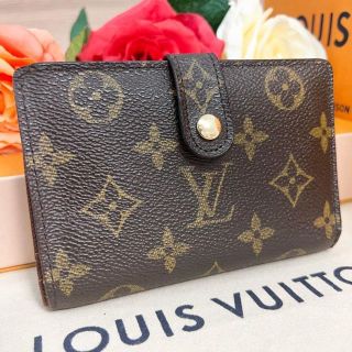 ルイヴィトン(LOUIS VUITTON)の⭐極美品⭐ヴィトン モノグラム ヴィエノワ 二つ折り がま口 財布(財布)