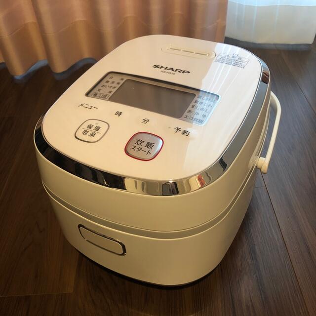 SHARP(シャープ)のSHARP IHジャー炊飯器 KS-HA10-W スマホ/家電/カメラの調理家電(炊飯器)の商品写真