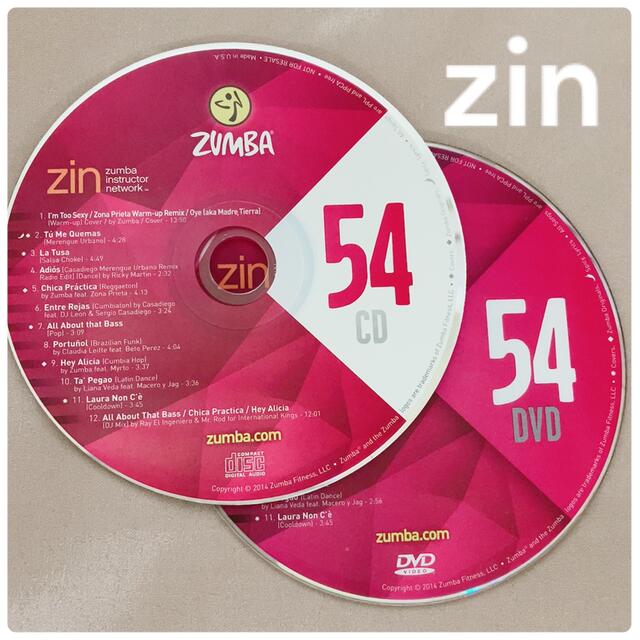 ズンバ　ZIN51  CD.DVD