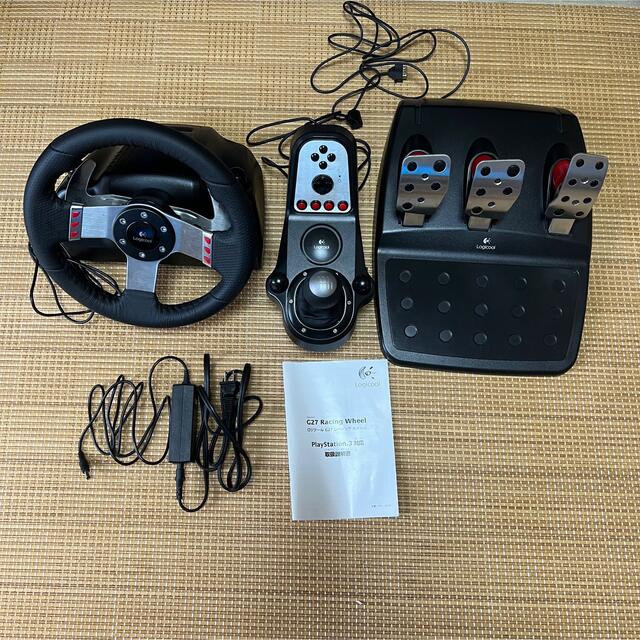 【ジャンク】Logicool G27 Racing Wheel ハンコン エンタメ/ホビーのゲームソフト/ゲーム機本体(家庭用ゲーム機本体)の商品写真