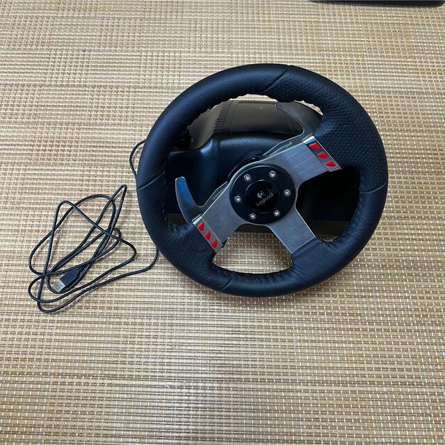 【ジャンク】Logicool G27 Racing Wheel ハンコン エンタメ/ホビーのゲームソフト/ゲーム機本体(家庭用ゲーム機本体)の商品写真