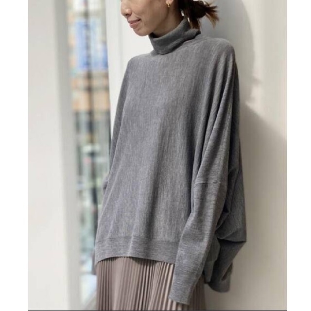 アパルトモン　T/N Volume Knit　グレー