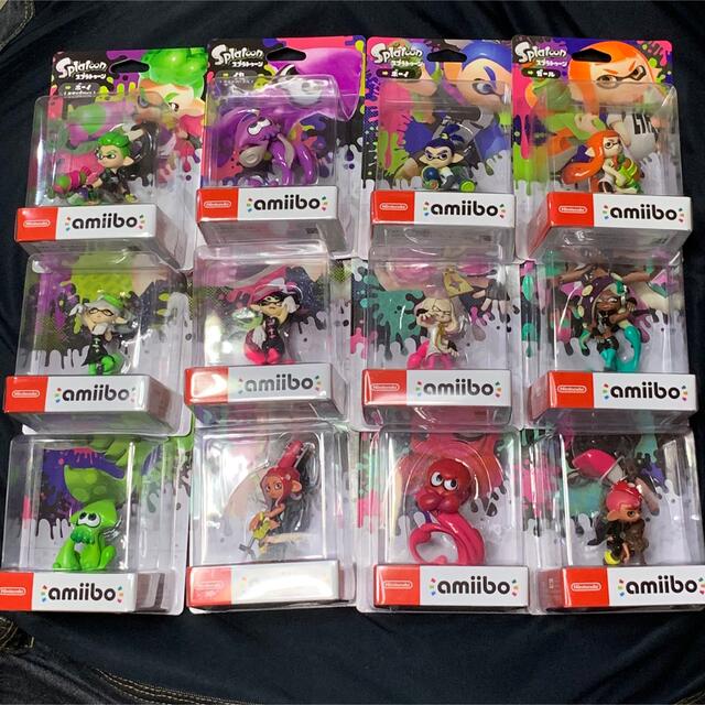 任天堂(ニンテンドウ)の【新品】スプラトゥーン　12点セット　アミーボamiibo エンタメ/ホビーのフィギュア(ゲームキャラクター)の商品写真