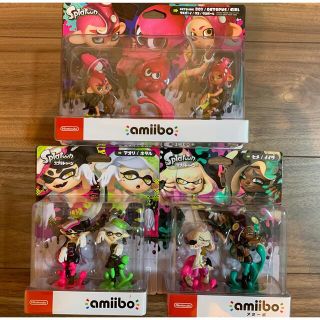 ニンテンドースイッチ(Nintendo Switch)のamiibo Splatoon スプラトゥーンシリーズ 7体セット(ゲームキャラクター)