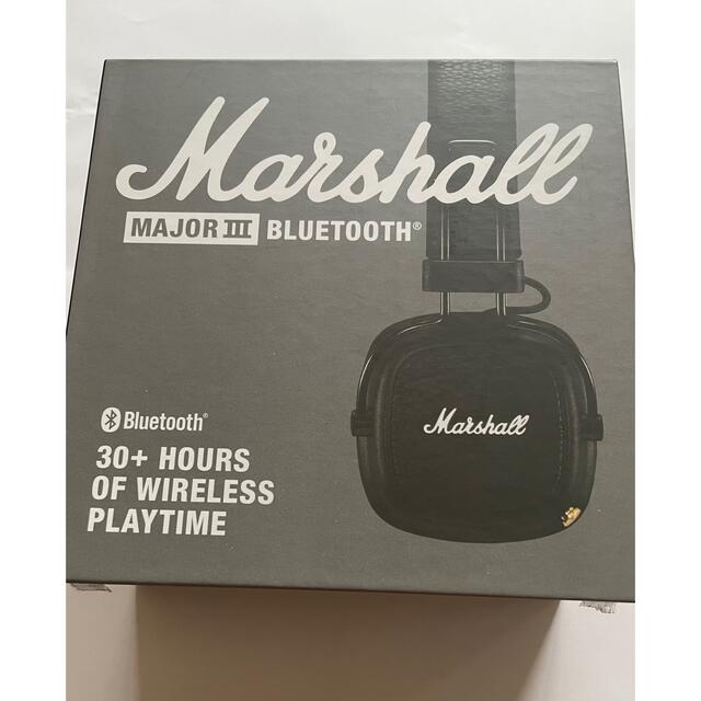 Marshall  III  Bluetooth ヘッドフォン　ブラック スマホ/家電/カメラのオーディオ機器(ヘッドフォン/イヤフォン)の商品写真