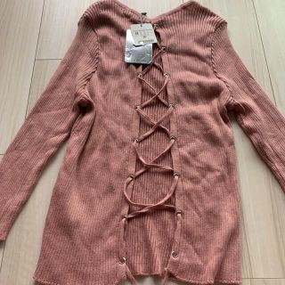 ザラ(ZARA)の新品　ストラディヴァリウス  リブニット(ニット/セーター)