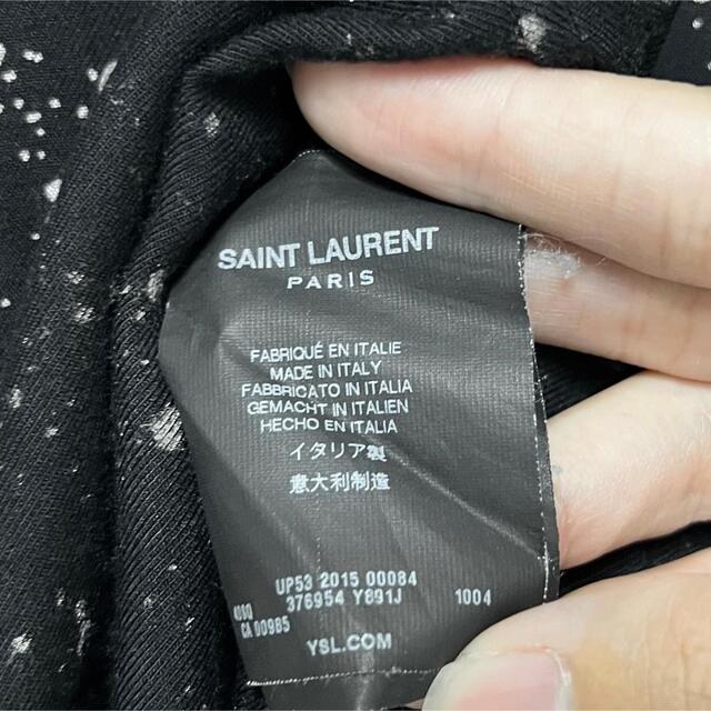 SAINT LAURANT PARIS 15AW スプラッターシャツ