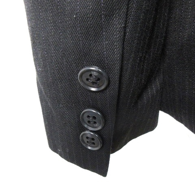 UNTITLED(アンタイトル)のアンタイトル ジャケット テーラード 長袖 シングル ストライプ 2 黒 紫 レディースのジャケット/アウター(その他)の商品写真
