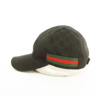 グッチ(Gucci)の200085・599881 GGキャンバス シェリーライン キャップ L 59(キャップ)