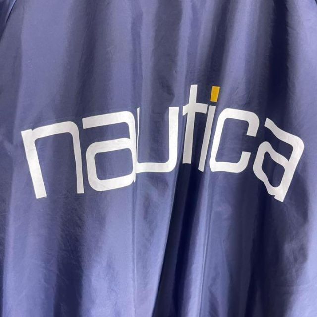 80's nautica ノーティカ　バックロゴ　ナイロンジャケット