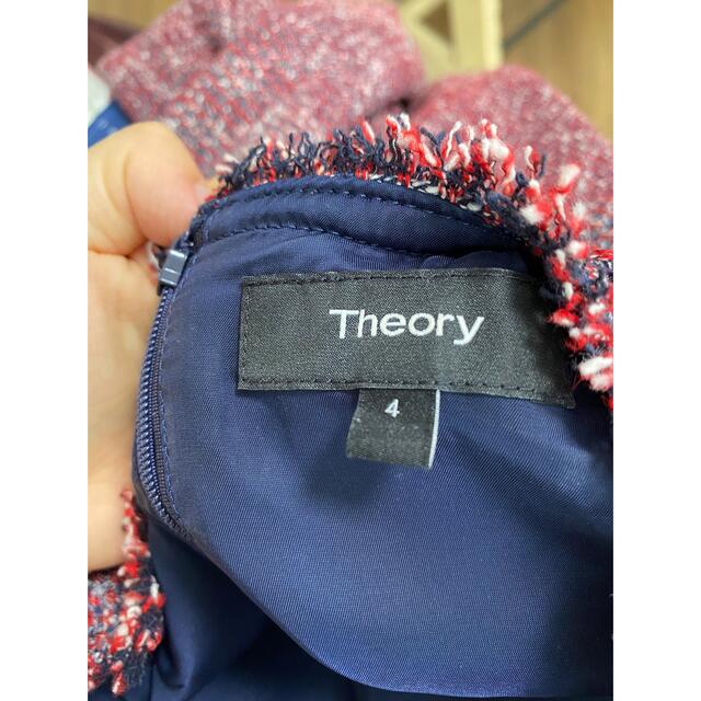 theory(セオリー)のtheory セオリー　ツイードワンピース レディースのワンピース(ひざ丈ワンピース)の商品写真