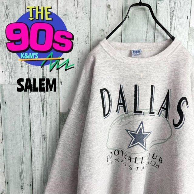 80's SALEM セーラム  USA製　NFL ダラスカウボーイズトレーナー