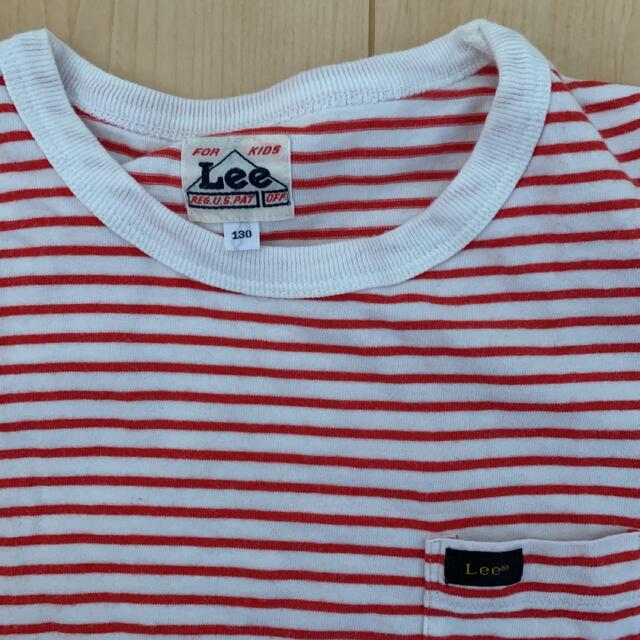 Lee(リー)のLee ボーダーTシャツ キッズ/ベビー/マタニティのキッズ服男の子用(90cm~)(Tシャツ/カットソー)の商品写真