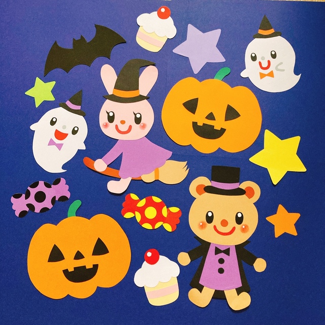 壁面飾り ハロウィン 秋 9月 10月 幼稚園 保育園 小児科 児童センターの通販 by lis.｜ラクマ