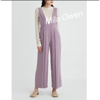 ミラオーウェン(Mila Owen)のミラーオーウェン　ハイウェストナロージャンプスーツ　(オールインワン)