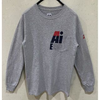 ネペンテス(NEPENTHES)の＊AiE ネペンテス 胸ポケット ロゴ 長袖Tシャツ アメリカ製 S(Tシャツ/カットソー(七分/長袖))