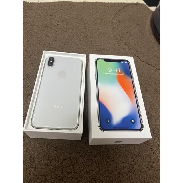 Apple - iPhone X 64GB シルバーの通販 by もら's shop｜アップルなら