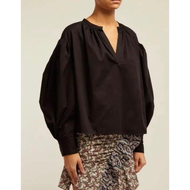 Isabel Marant(イザベルマラン)のISABEL MARANT ETOILE olto cotton-poplin レディースのトップス(シャツ/ブラウス(長袖/七分))の商品写真