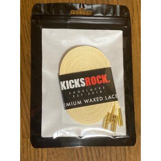 kicksrock Waxシューレース　クリーム　140cm(その他)