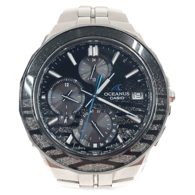 〇〇CASIO カシオ 腕時計 OCEANUS オシアナス マンタ 世界限定1500本 プラチナ蒔絵 OCW-S5000ME-1AJF ブラック