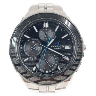 カシオ(CASIO)の〇〇CASIO カシオ 腕時計 OCEANUS オシアナス マンタ 世界限定1500本 プラチナ蒔絵 OCW-S5000ME-1AJF ブラック(腕時計(アナログ))