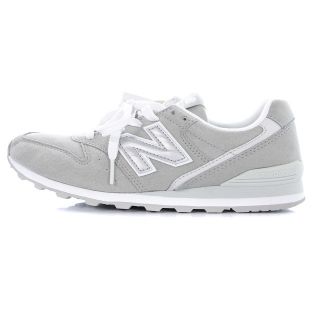 ニューバランス(New Balance)のニューバランス スニーカー ロゴ スエード 24.5cm グレー(スニーカー)