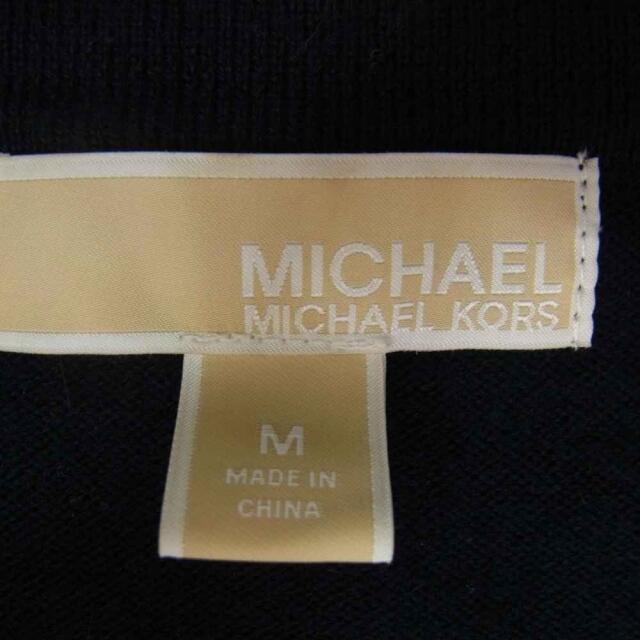 Michael Kors(マイケルコース)のMichael Kors マイケルコース カーディガン ニット ジップ カーディガン ネイビー系 M【中古】 レディースのトップス(カーディガン)の商品写真